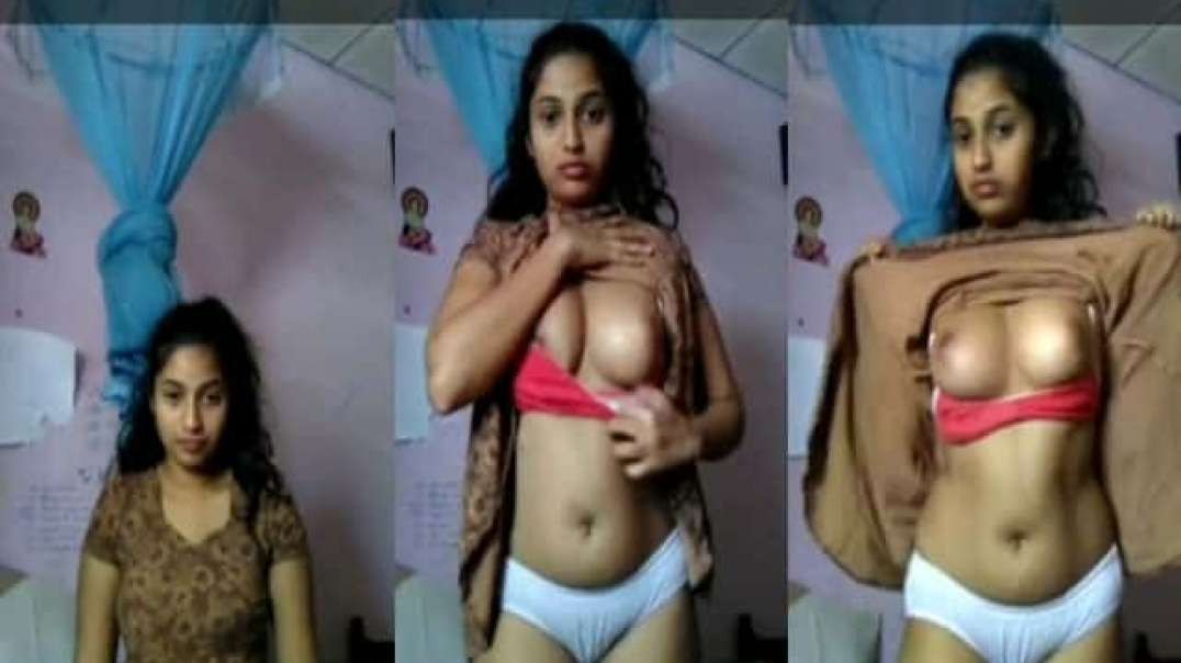 SL Cute GF Stripping Selfie Video For Her Boyfriend picture